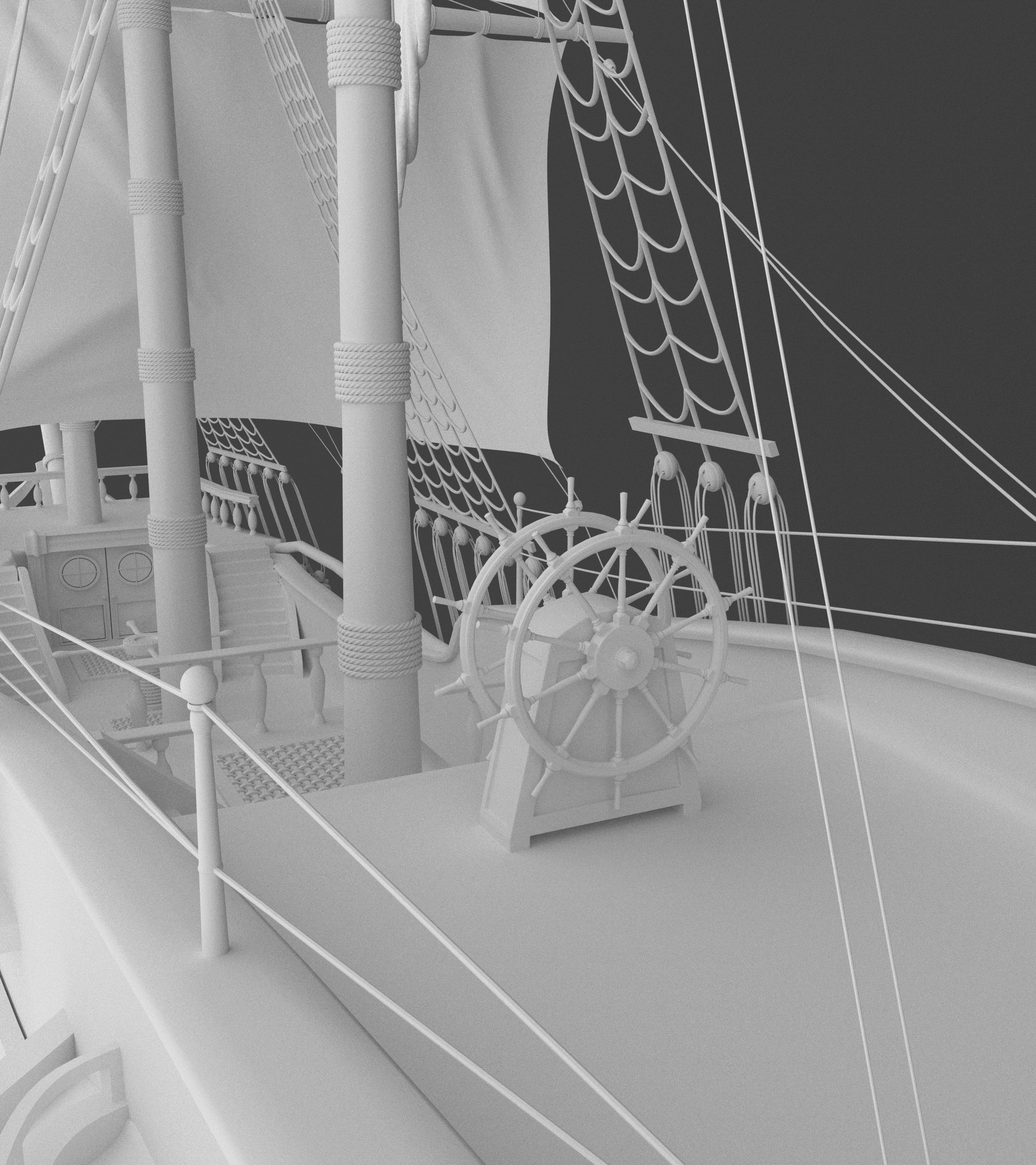 Fregate - Shtandart Eagle Free 3D model_1