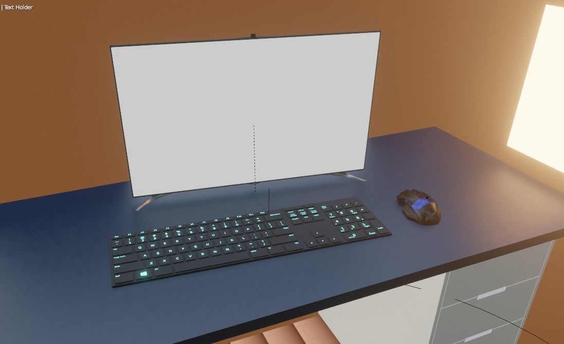 An isometric room Must Read Description Low-poly 3D model_2