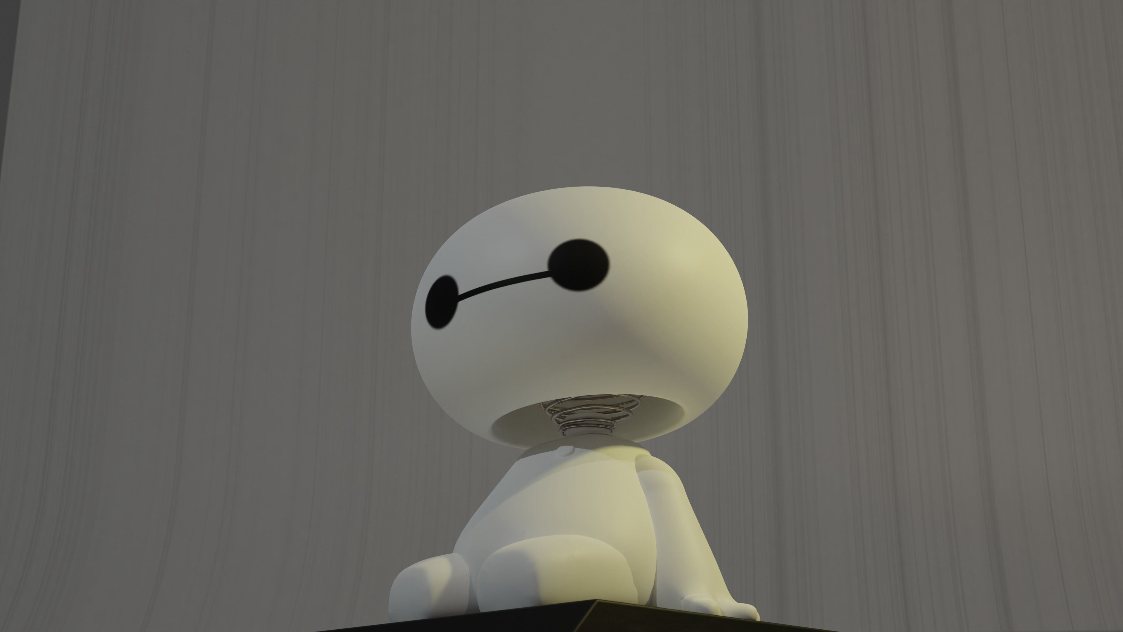 BayMax Bobbleheads Figure  Low-poly 3D model_2