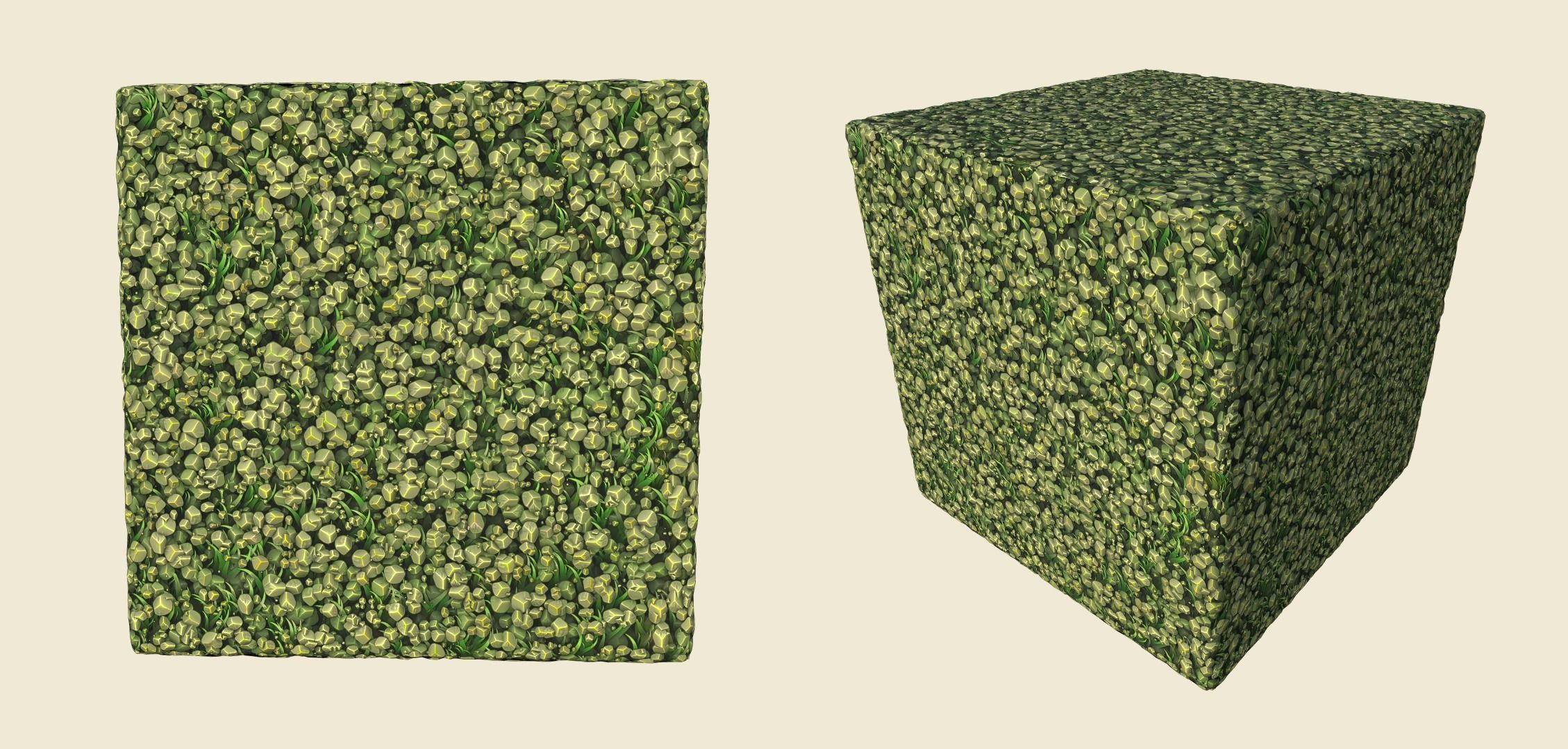 Gravel Small Stones Little Rocks Pebbles PBR seamless material  Texture_2