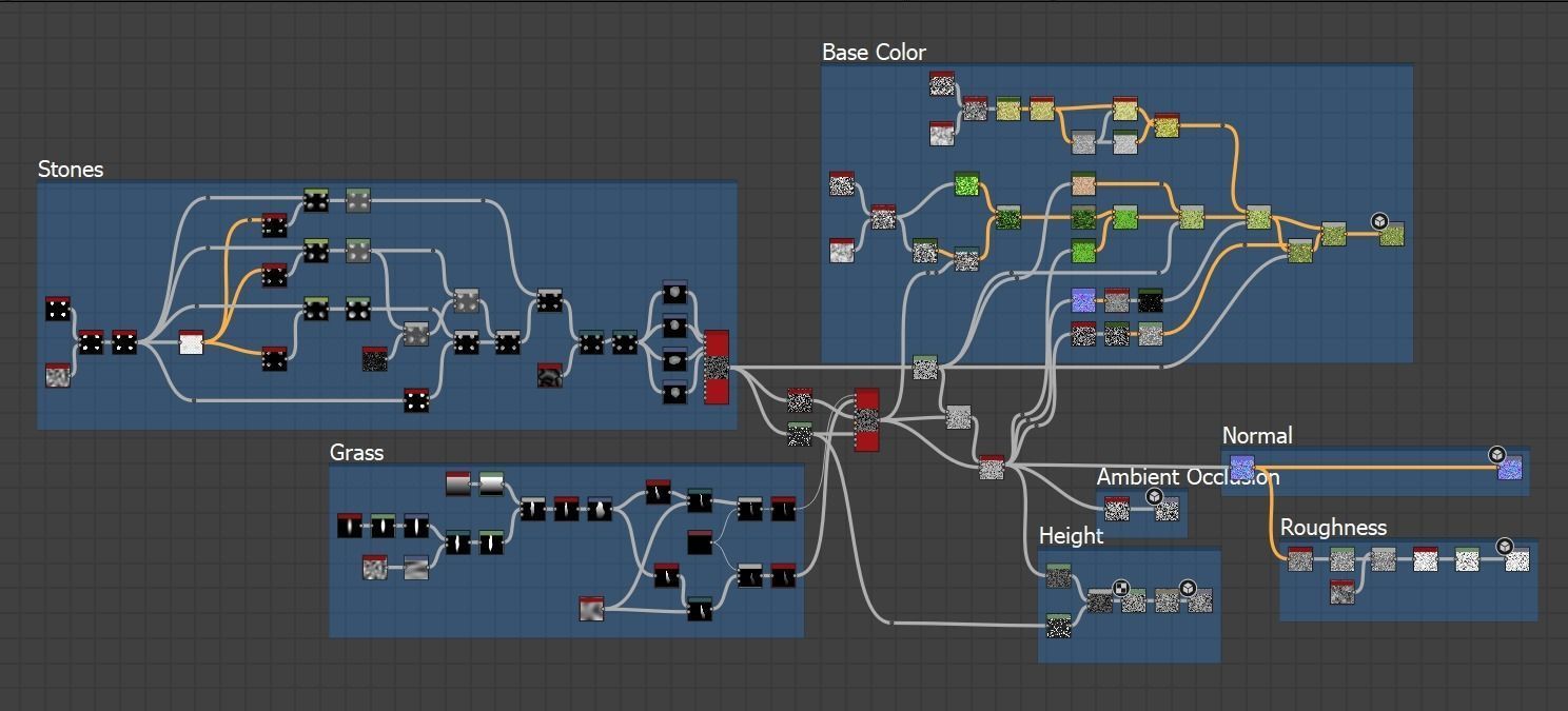 Gravel Small Stones Little Rocks Pebbles PBR seamless material  Texture_7
