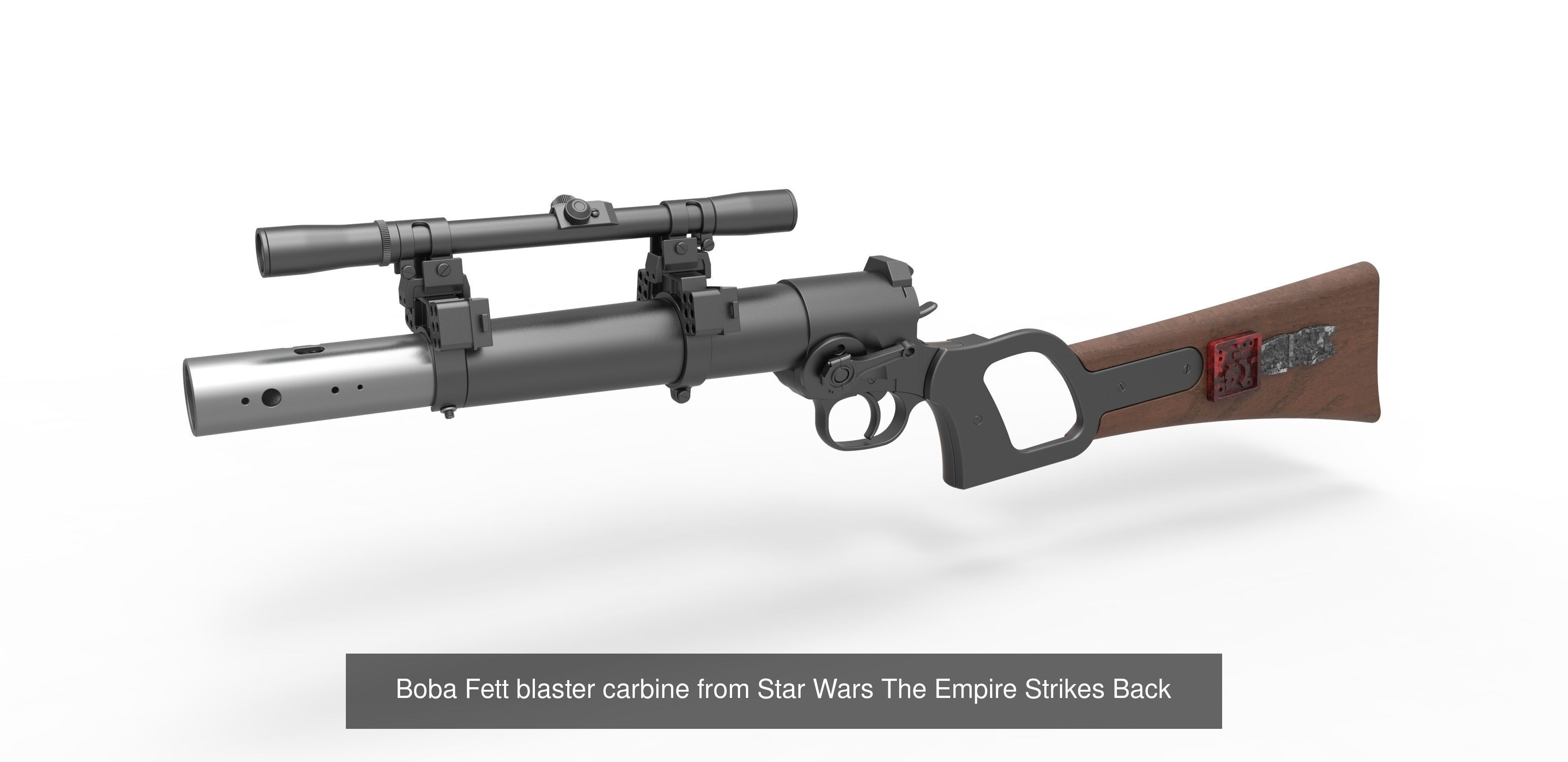 Boba Fett blaster carbines 3D Model Collection_6