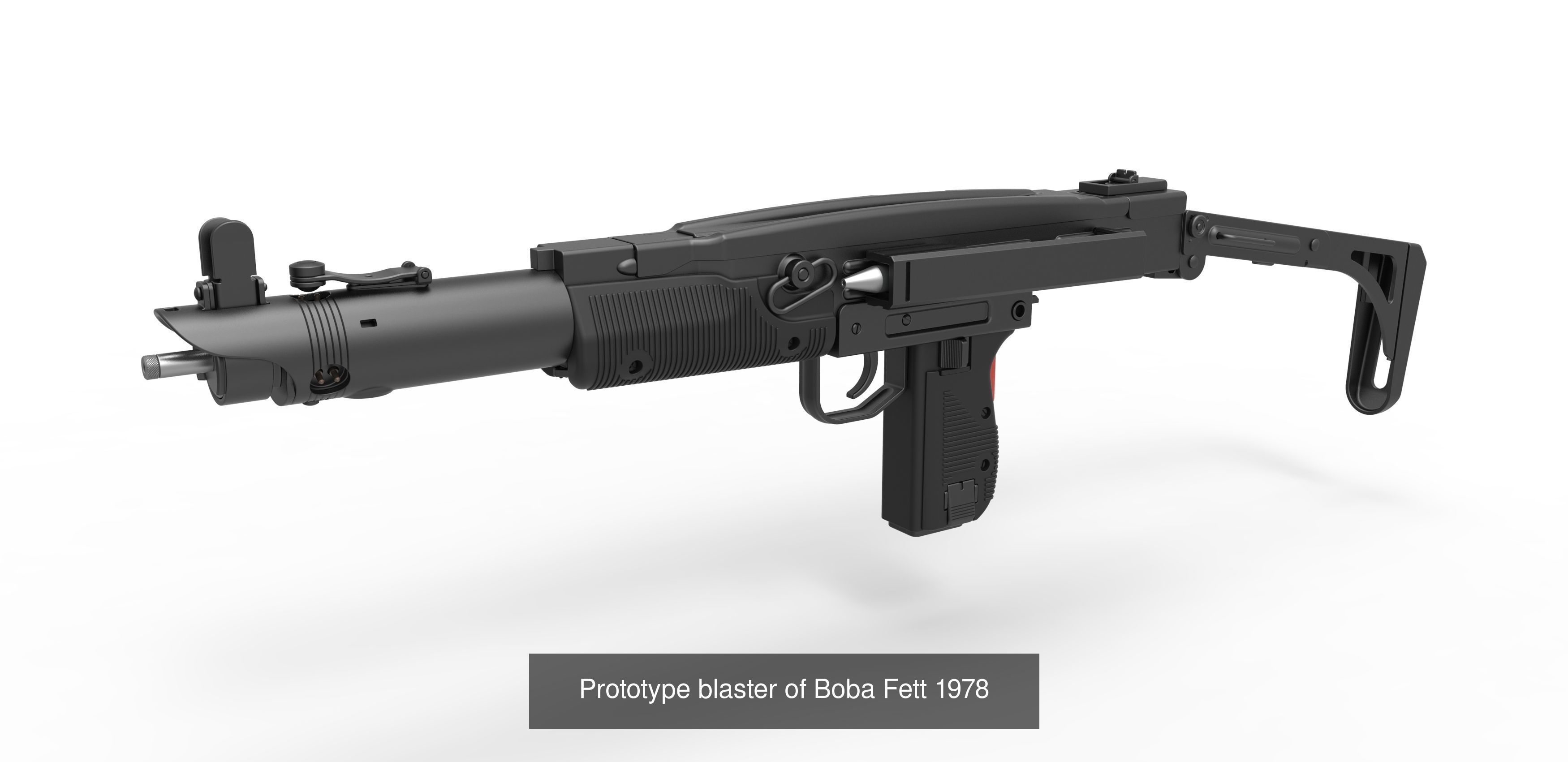 Boba Fett blaster carbines 3D Model Collection_5
