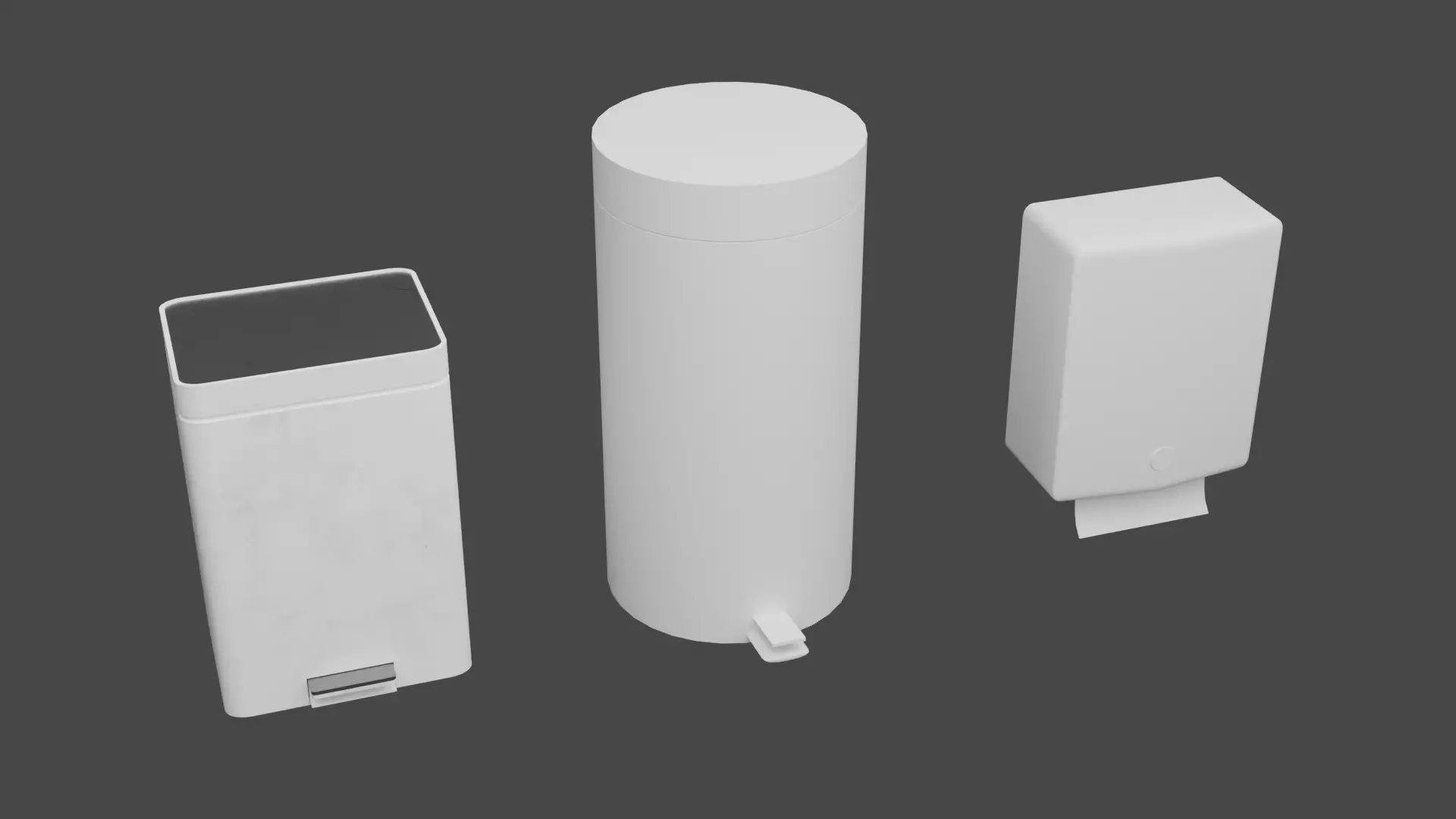 WC Stuffs Free low-poly 3D model_0