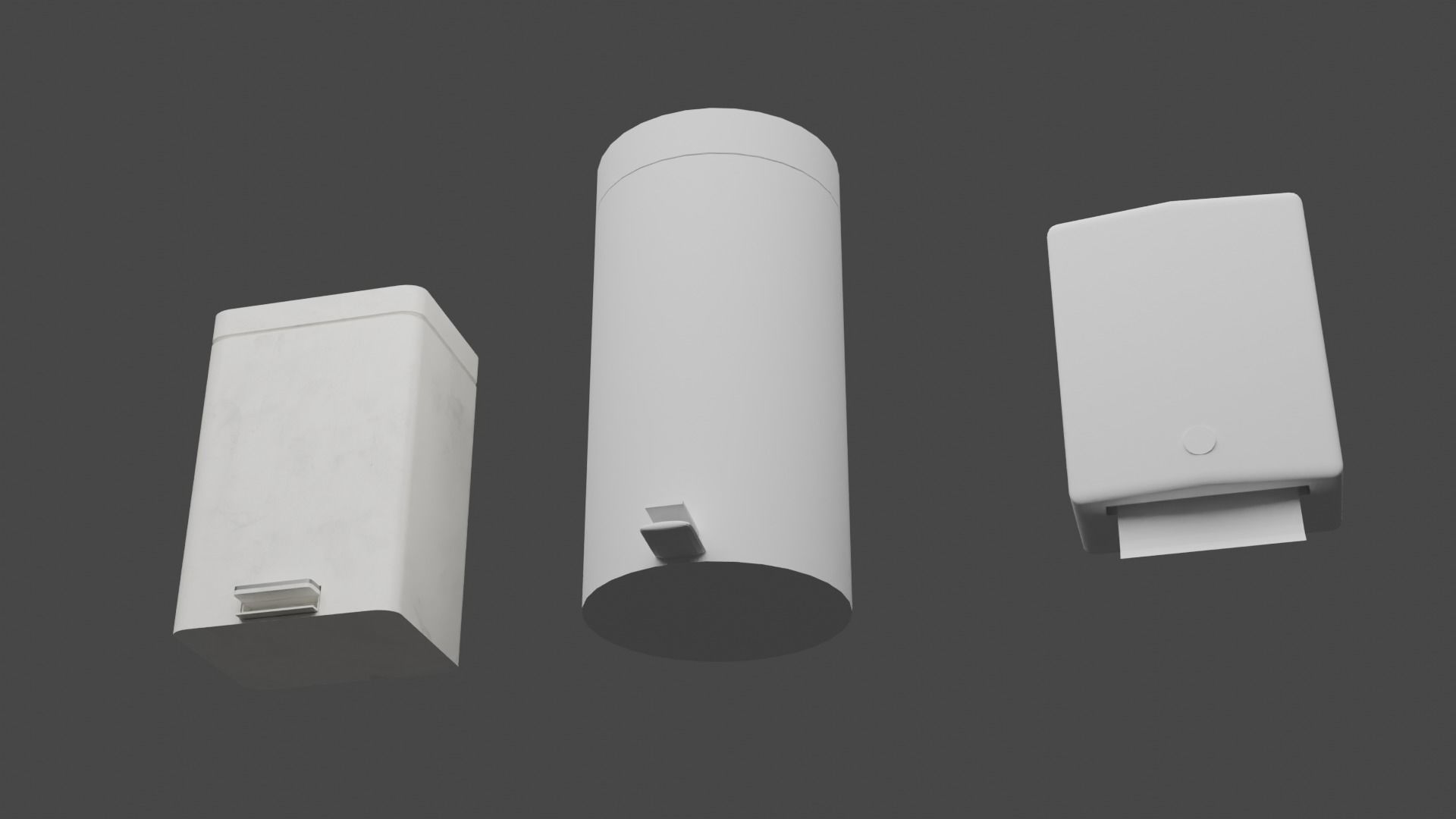 WC Stuffs Free low-poly 3D model_3
