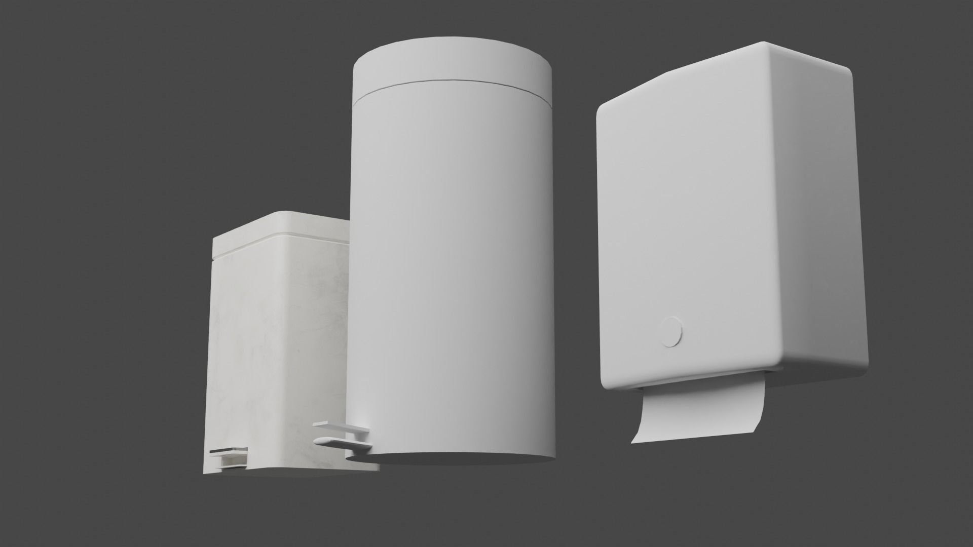 WC Stuffs Free low-poly 3D model_4