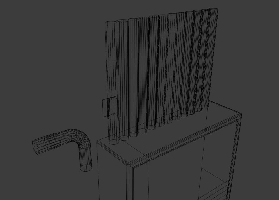 Electric box - LowPoly Free low-poly 3D model_2