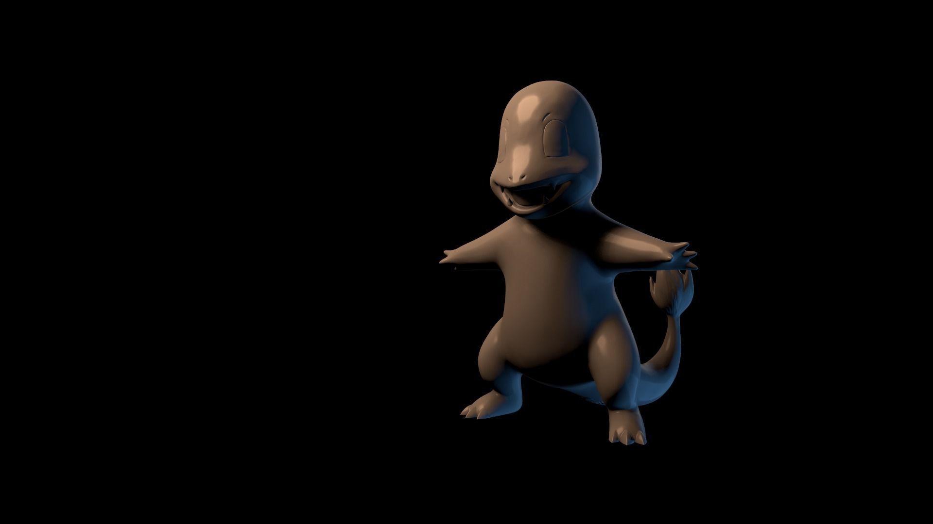 Charmander Salameche 3D print model_3