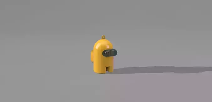 Among Us Keychain 3D print model