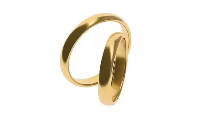 Simple Wedding band 17 65 SIZES