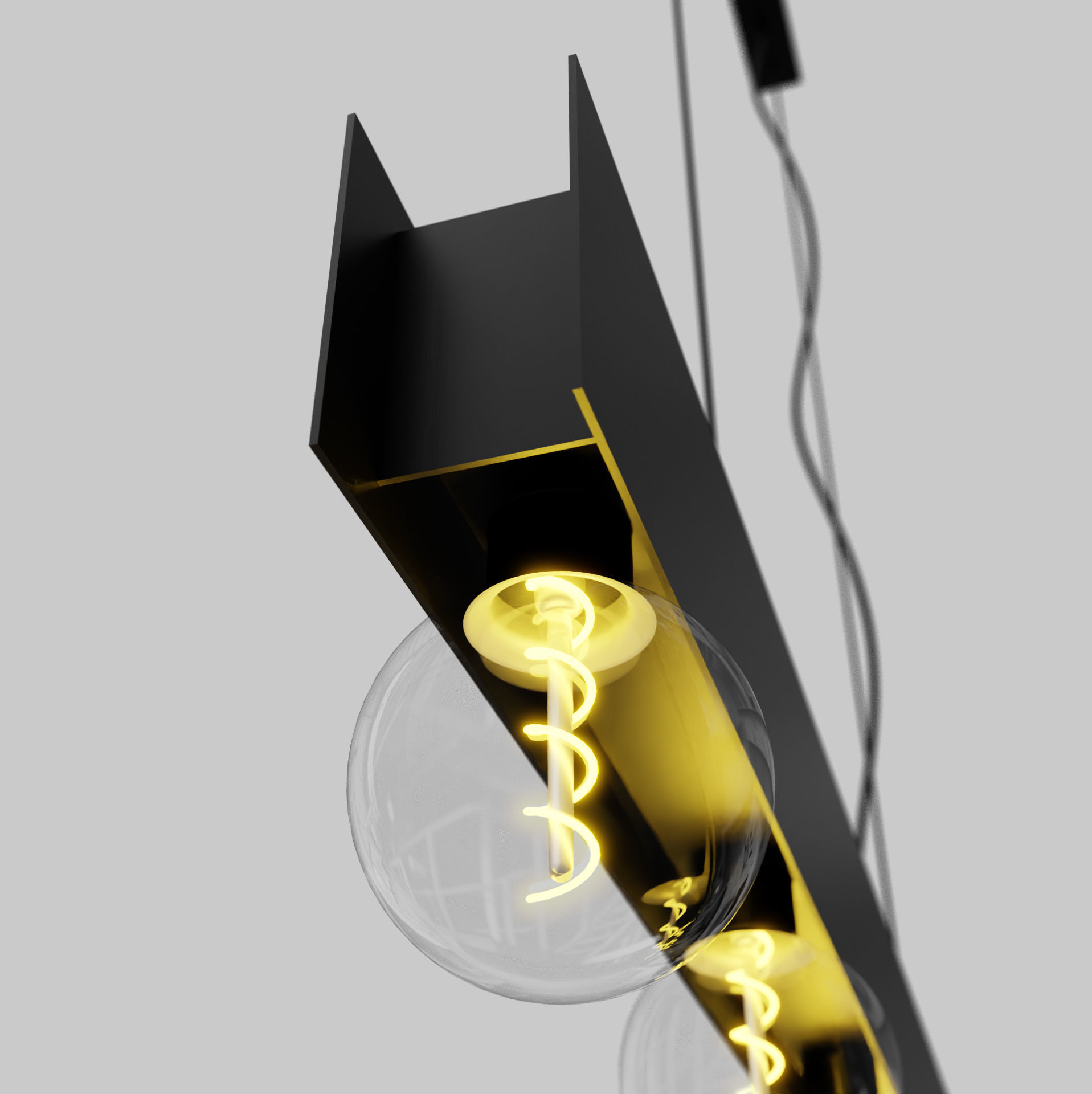 Modern Light 3D model_9