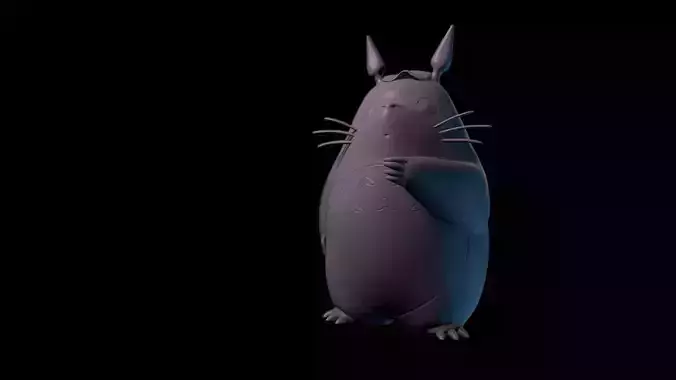 Totoro stylus support 3D print model