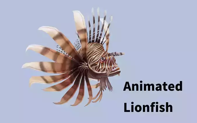 animated lionfish