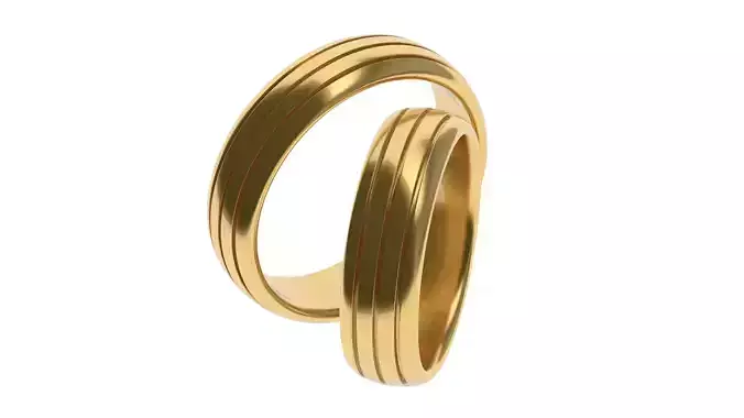 Simple Wedding band 23 65 SIZES