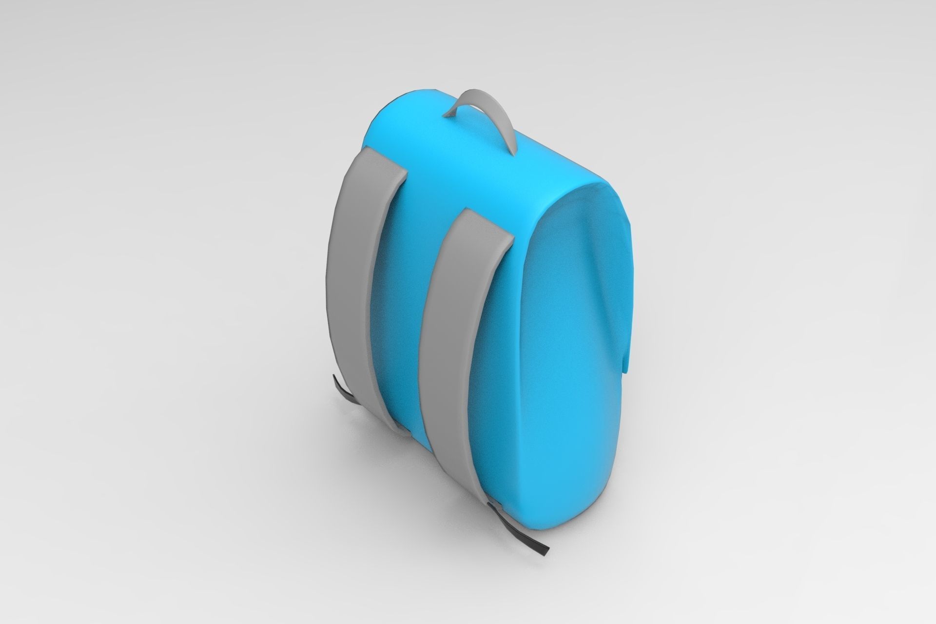 Toni Backpack Low-poly 3D model_3