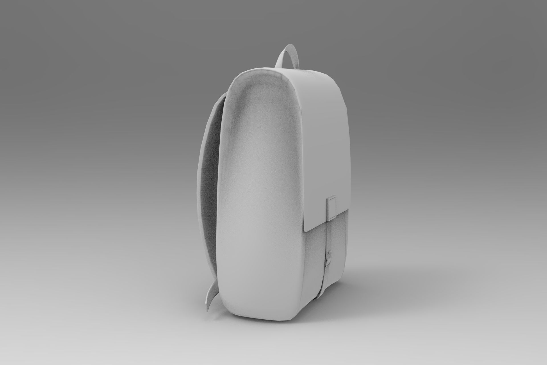 Toni Backpack Low-poly 3D model_8