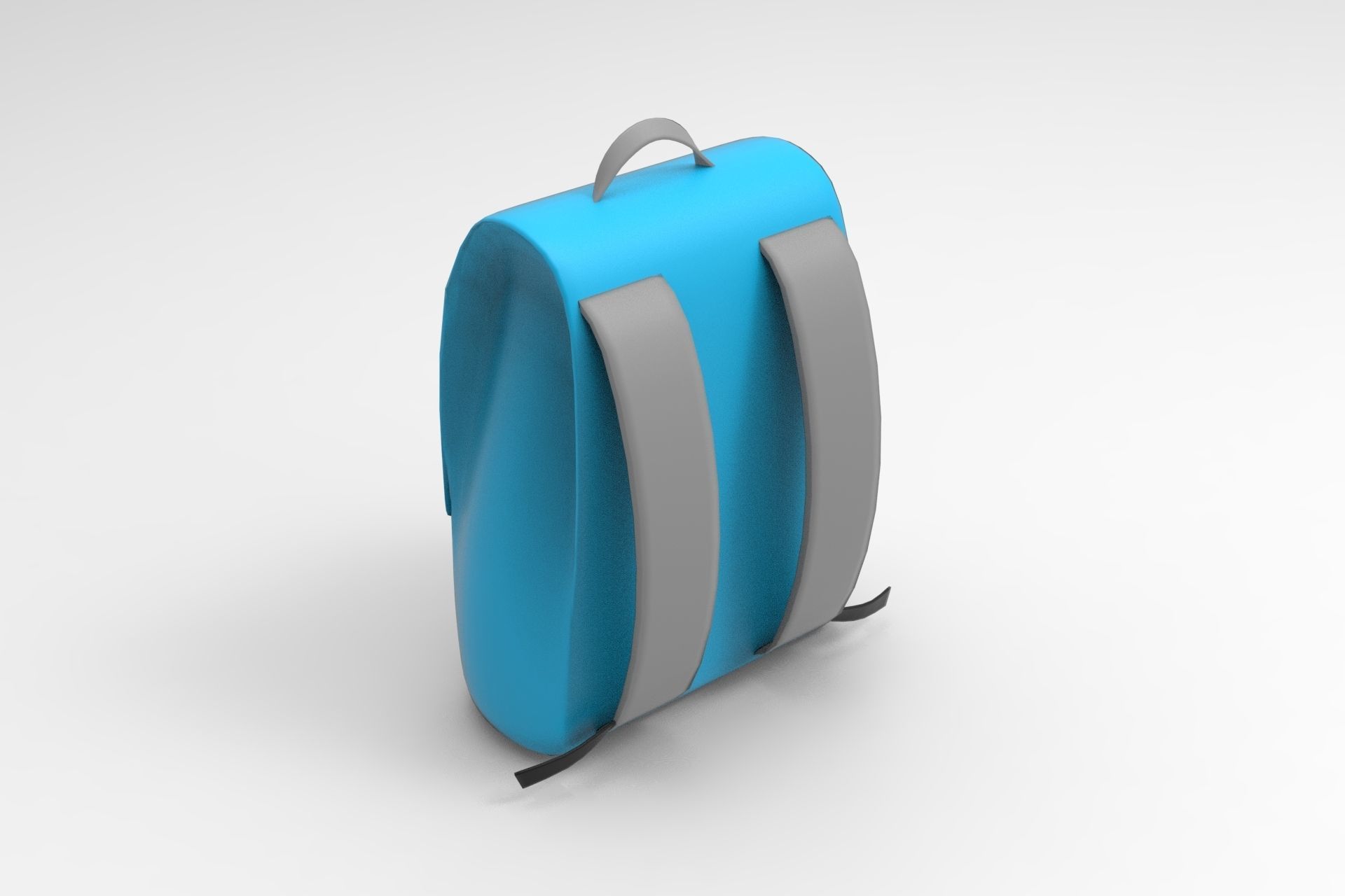 Toni Backpack Low-poly 3D model_2