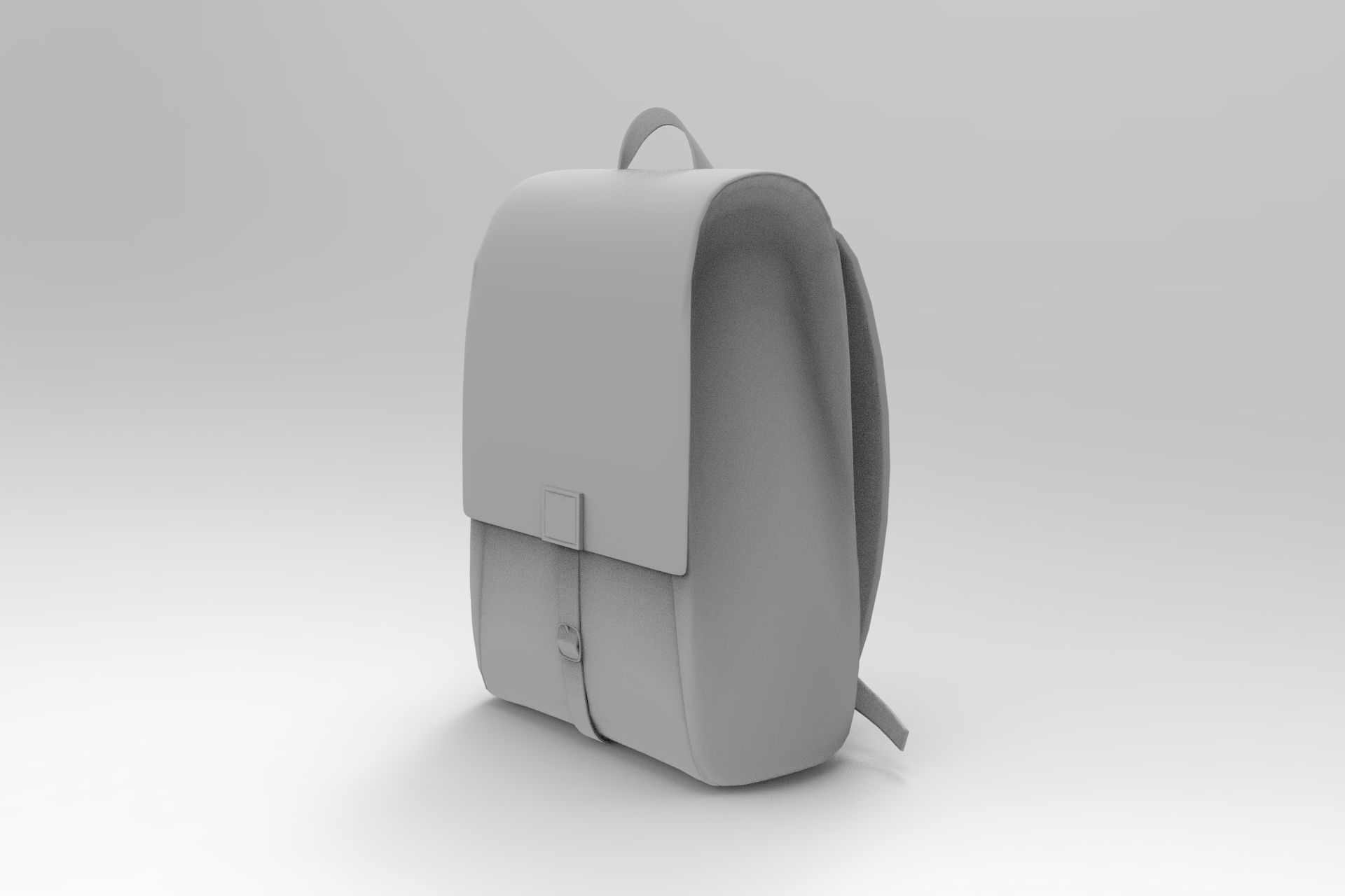 Toni Backpack Low-poly 3D model_7