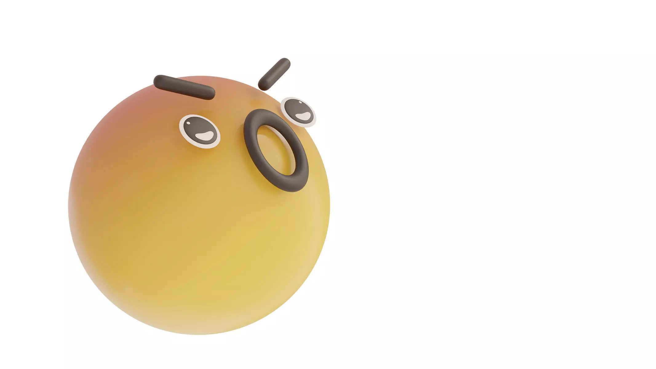 angry emoji 3D model_0