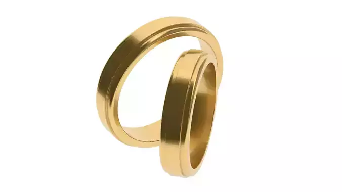 Simple Wedding band 26 65 SIZES
