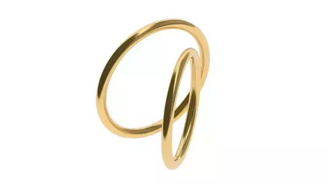 Simple Wedding band 29 65 SIZES