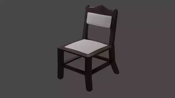 high poly chair