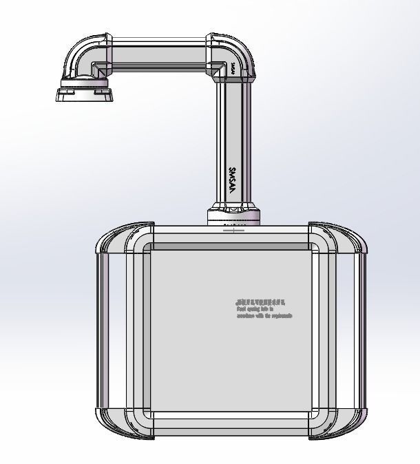 CNC machinemechanical oxButton box 3D model_9