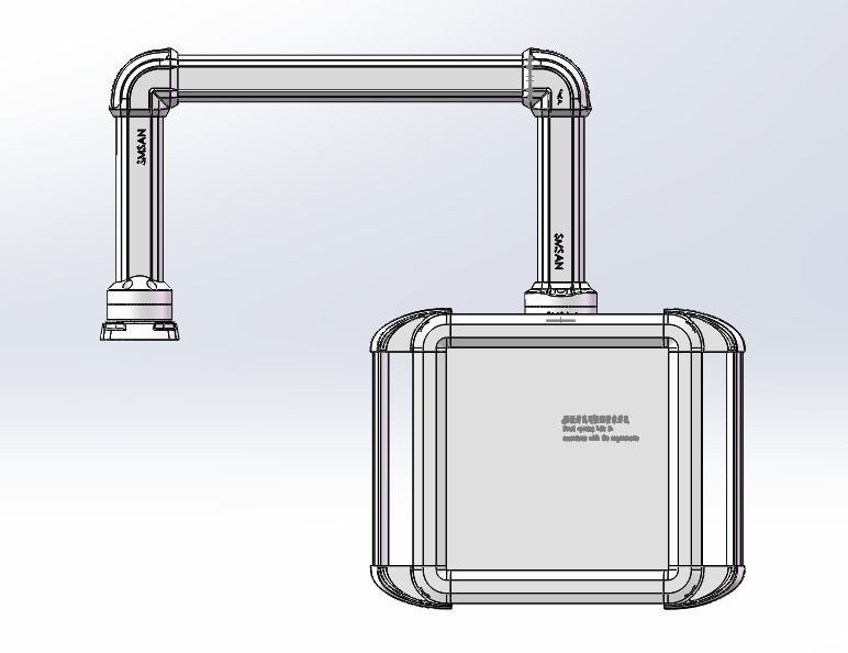 CNC machinemechanical oxButton box 3D model_20