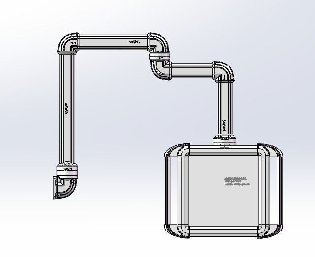 CNC machinemechanical oxButton box 3D model_24