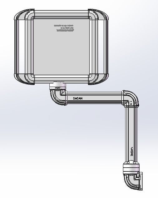 CNC machinemechanical oxButton box 3D model_2