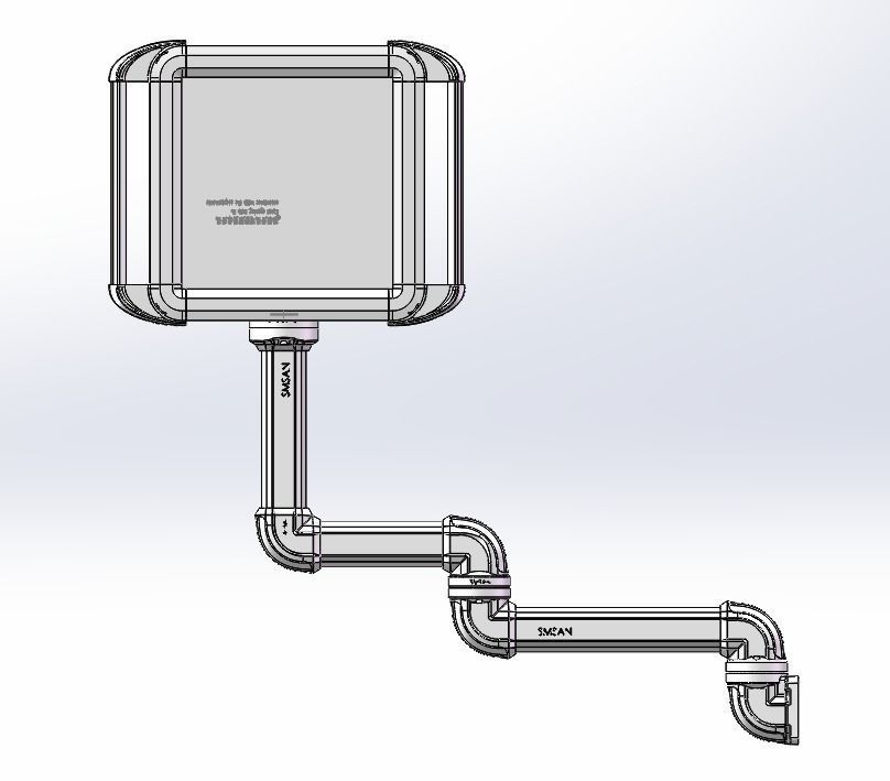 CNC machinemechanical oxButton box 3D model_4