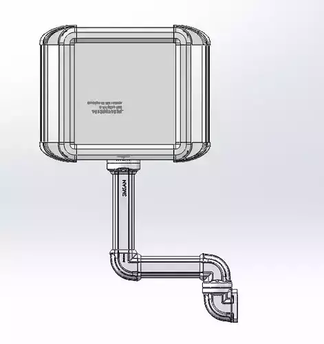 CNC machinemechanical oxButton box 3D model