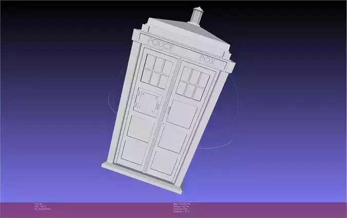 Doctor Who TARDIS Printable Model 3D print model