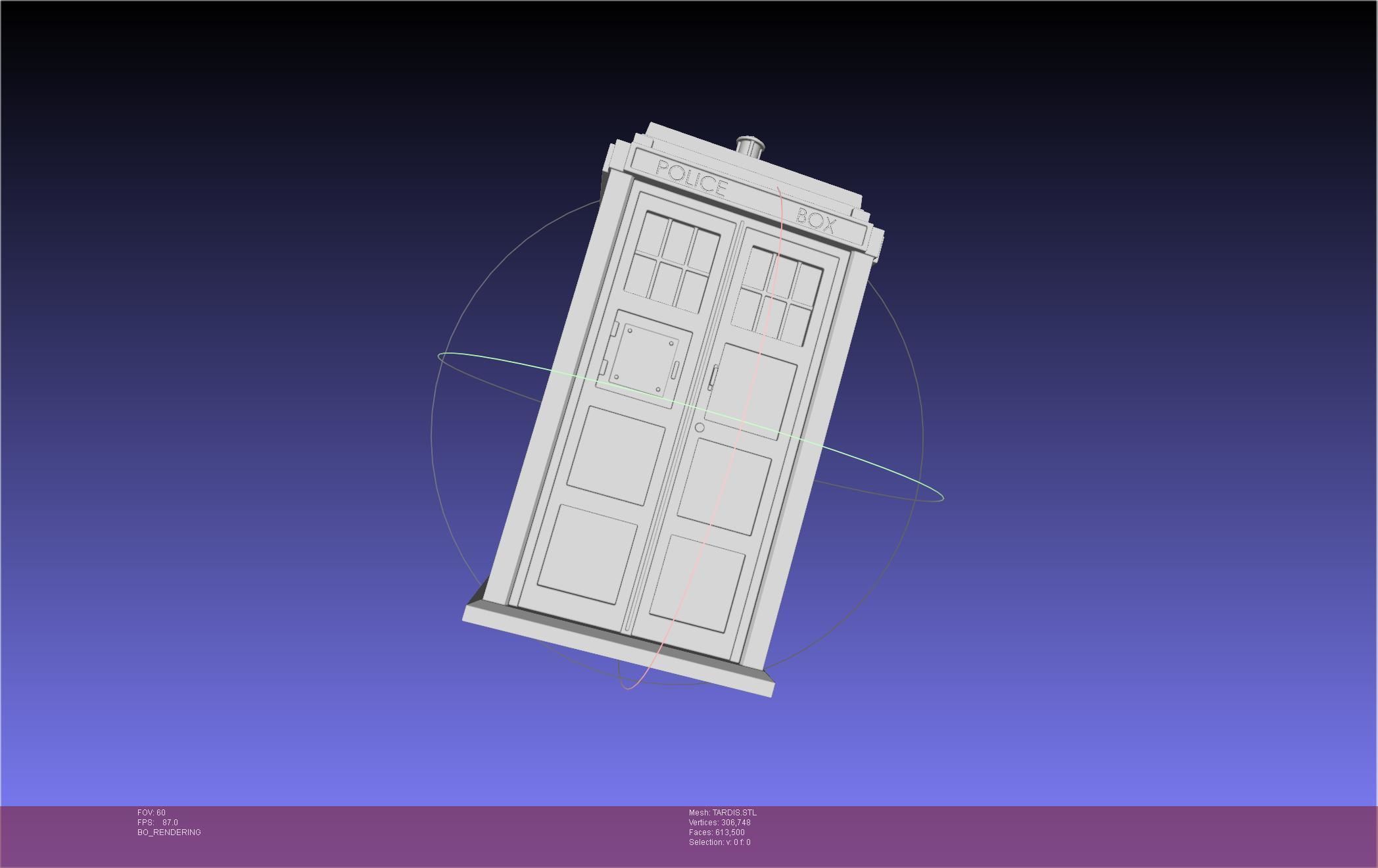 Doctor Who TARDIS Printable Model 3D model 3D printable CGTrader
