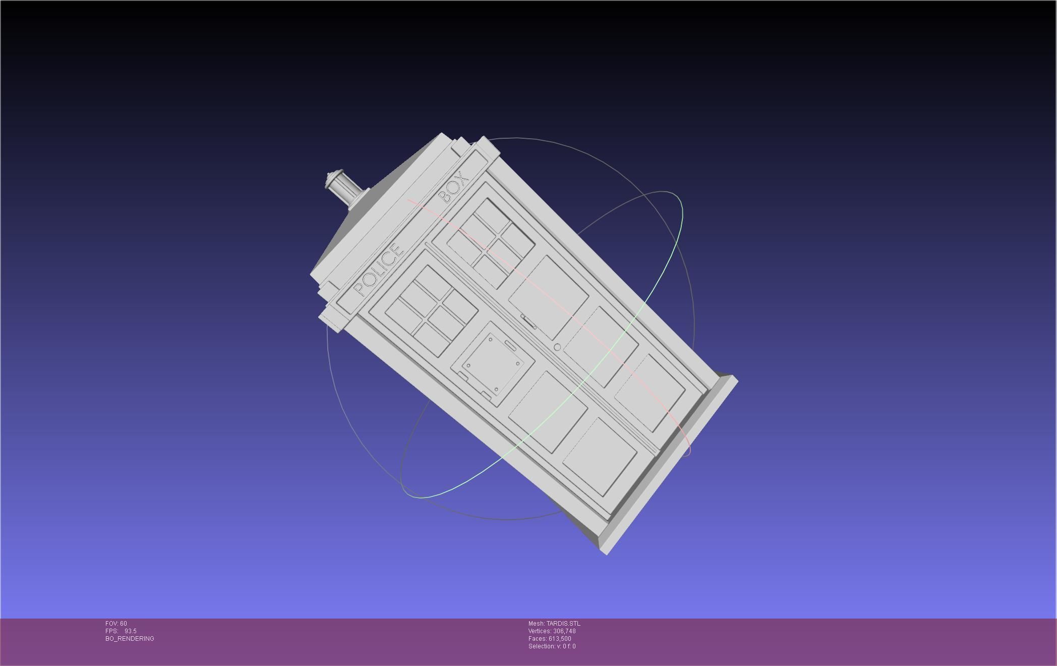 Doctor Who TARDIS Printable Model 3D model 3D printable CGTrader