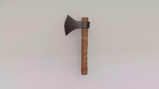 Melee Hatchet Low-poly 3D model