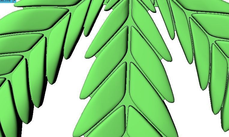 Cannabis leaf marijuana  hemp ganja  3D print model_22