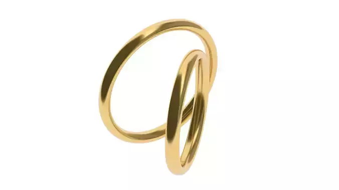 Simple Wedding band 30 65 SIZES