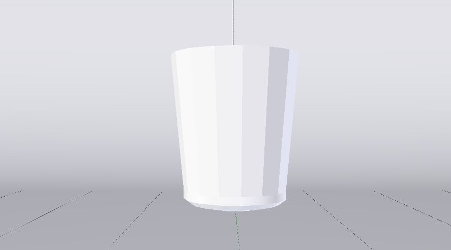 Glass 002 Low-poly 3D model_3