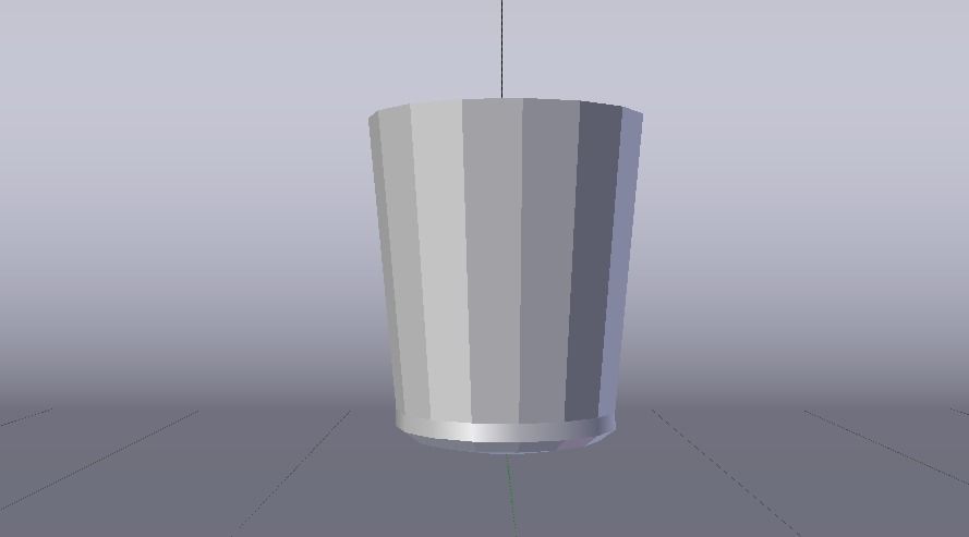 Glass 002 Low-poly 3D model_6