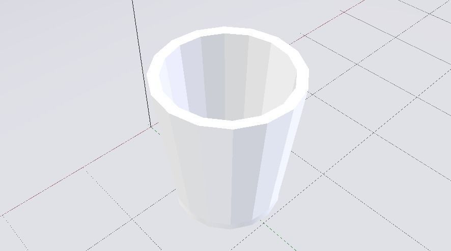 Glass 002 Low-poly 3D model_4