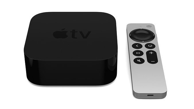 Apple TV 4K 2021 3D model