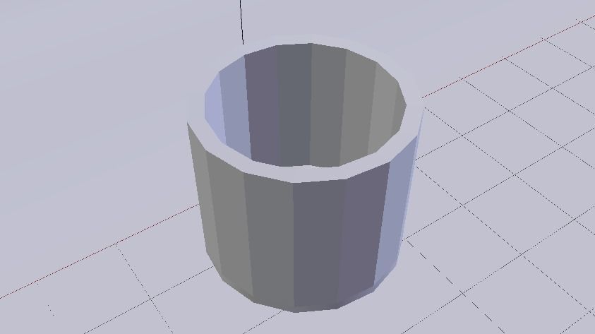 Glass 003 Low-poly 3D model_7