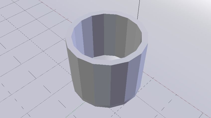 Glass 003 Low-poly 3D model_8