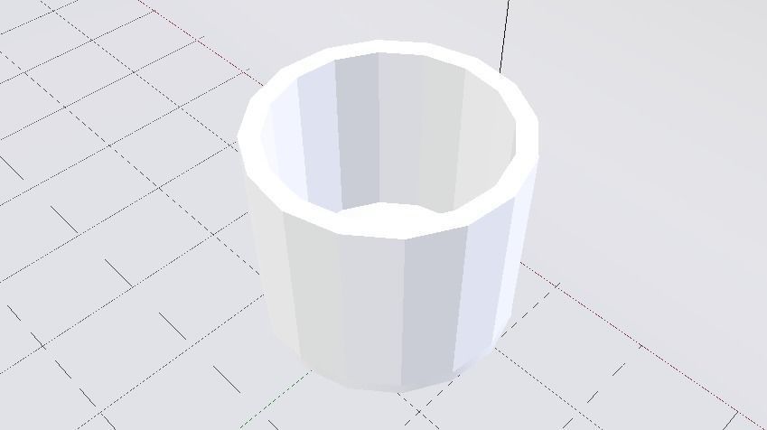 Glass 003 Low-poly 3D model_5