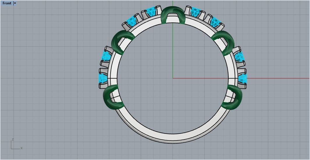 Ring TIFFANY 3D print model_4
