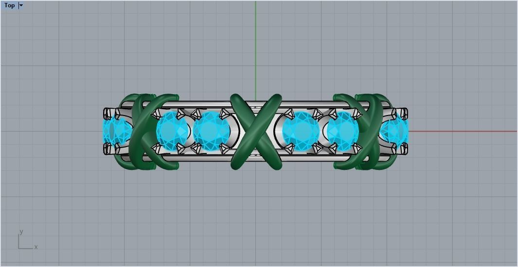 Ring TIFFANY 3D print model_3