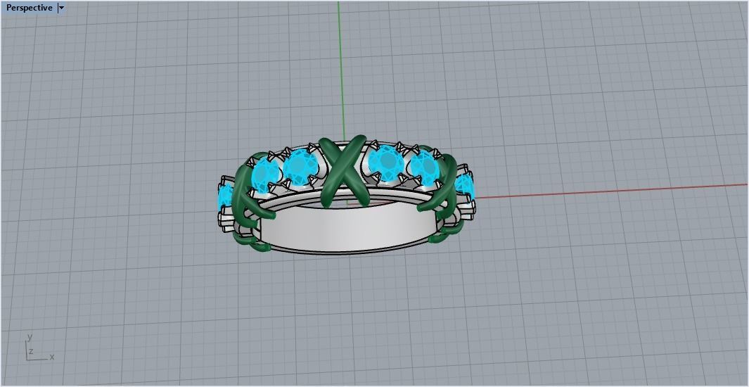 Ring TIFFANY 3D print model_8