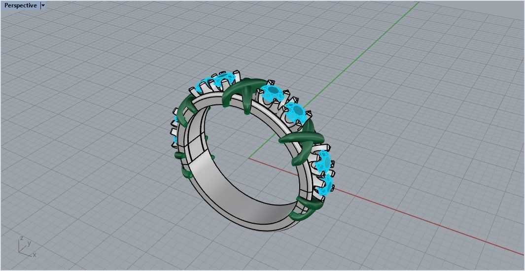Ring TIFFANY 3D print model_6