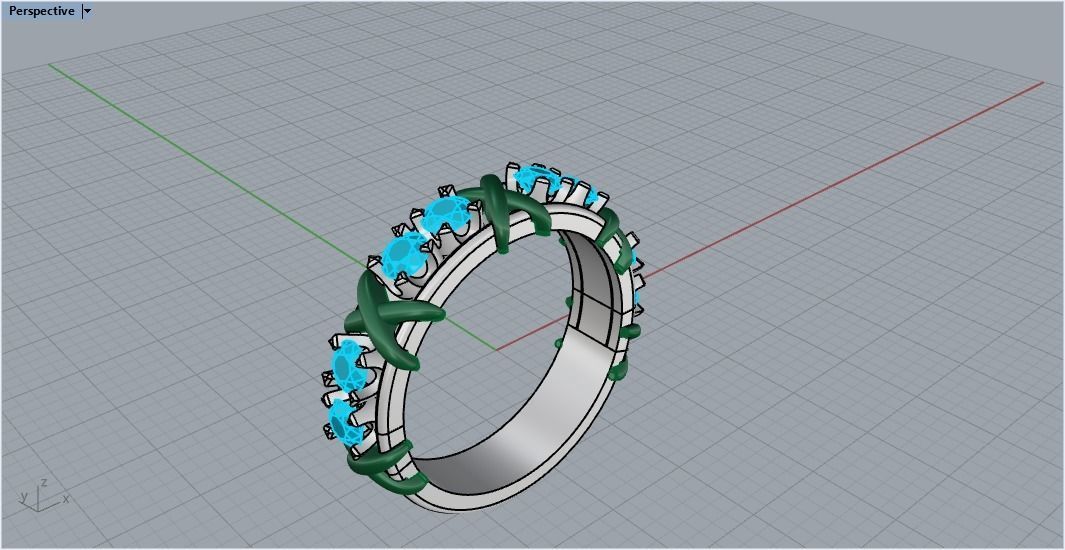 Ring TIFFANY 3D print model_7
